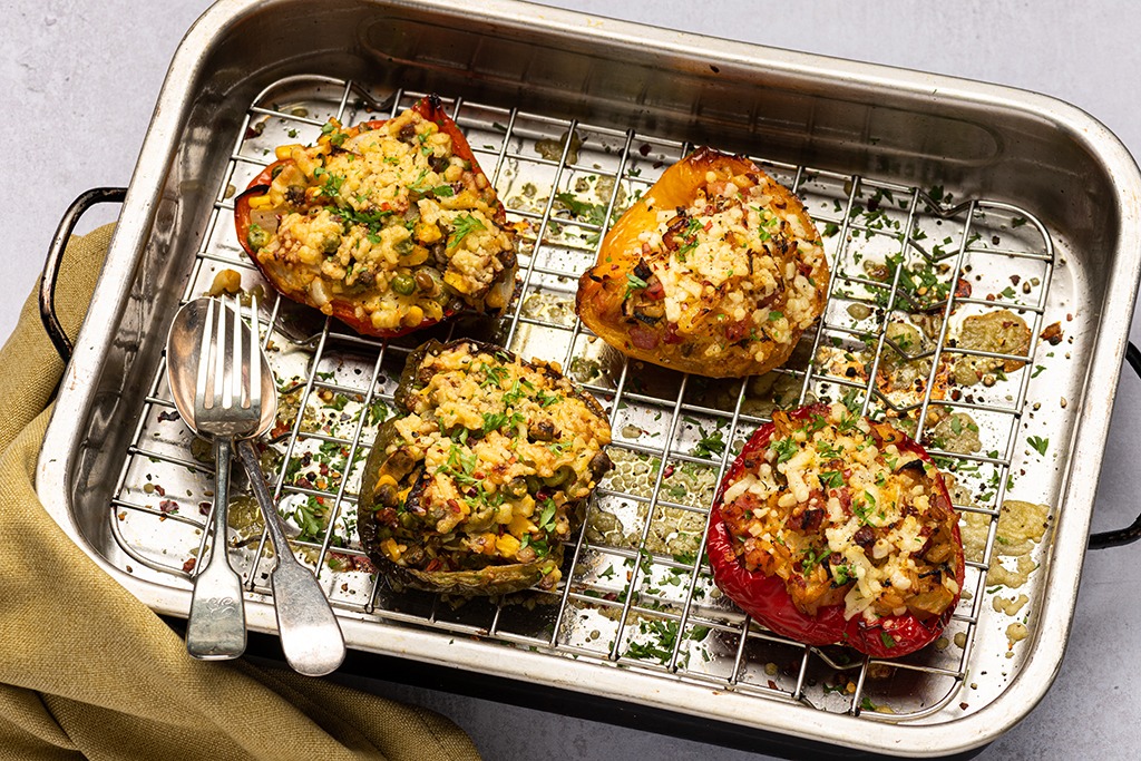 Read more about the article KAREN’S STUFFED PEPPERS WITH SMOKED BACON