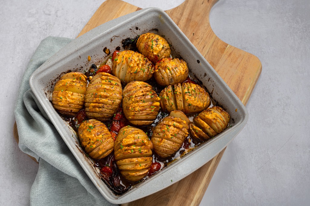 Read more about the article KAREN’S HASSELBACK POTATOES