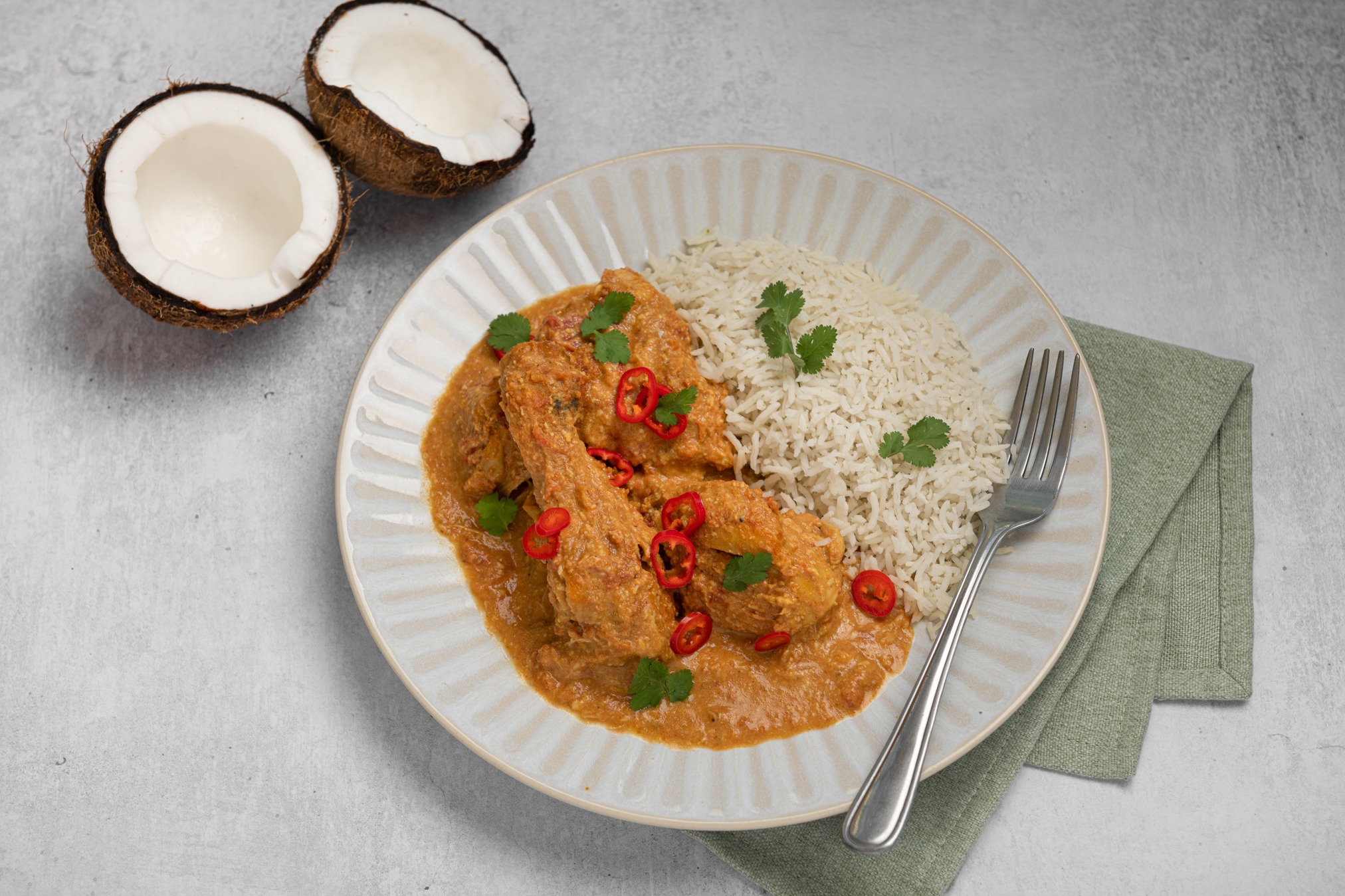 Read more about the article KAREN’S SPICY COCONUT CHICKEN