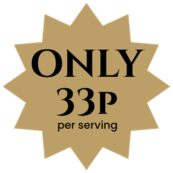 Price Per Serving badge - only 33p